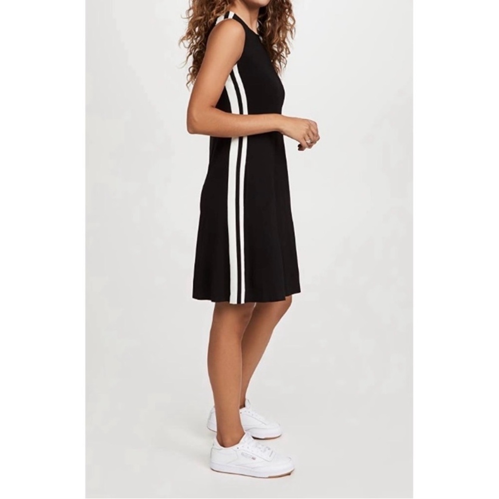 Norma Kamali Side Stripe Sleeveless Swing Dress XS - Picture 3 of 6